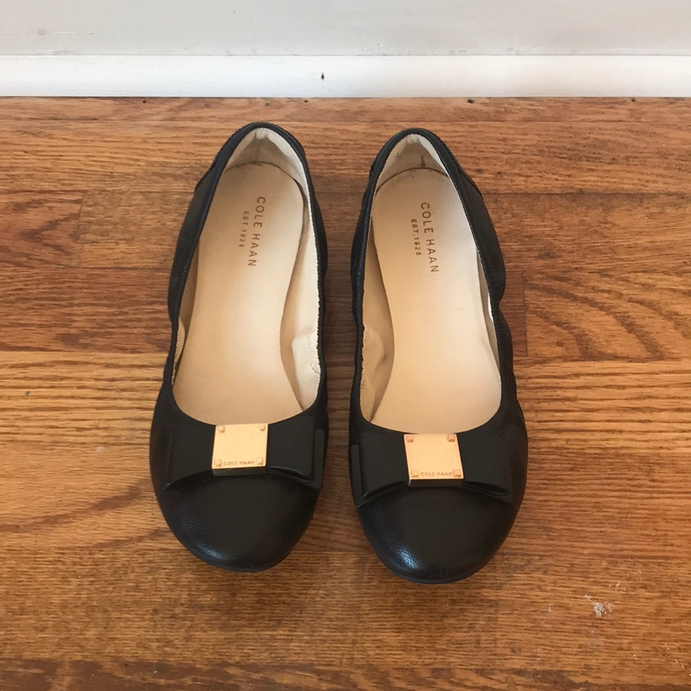 Cole Haan Black Ballet Flats